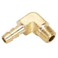 Cycle Standard 1/4 Inch Hose Barb 90 Elbow X 1/8 Inch NPT - Brass
