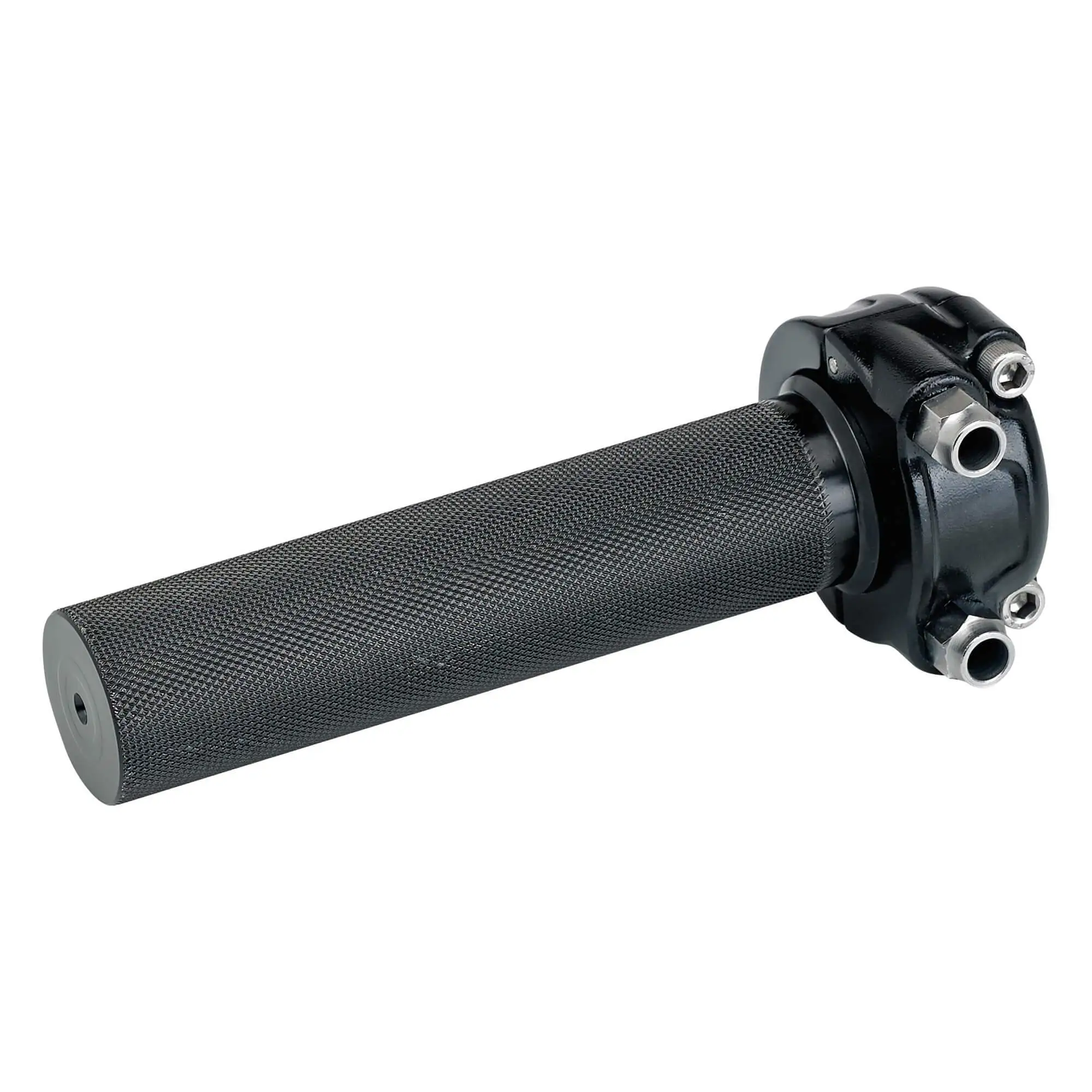 Biltwell Dual Cable Cast Whiskey Throttle - Black - 1 Inch