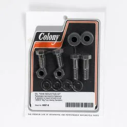 Colony #9667-8 Oil Tank Mounting Kit - 1936 - 1957 Big Twin - Parkerized