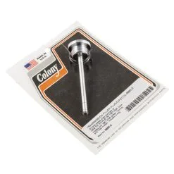 Colony #9885-2 Fill Plug / Dip Stick - Custom 1 Inch Chrome Hex - Big Twins 1987 & Up