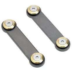 Lowbrow Customs Universal Frisco Gas Tank Rubber Mounting Kit With Brass Inserts - Flat Head Allen