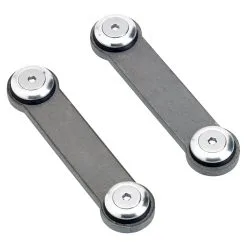 Lowbrow Customs Universal Frisco Gas Tank Rubber Mounting Kit With Aluminum Inserts - Flat Head Allen