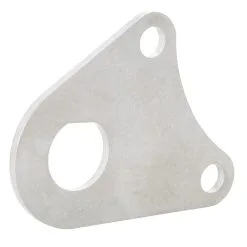 Lowbrow Customs Bolt On 13/16 Inch Ignition Key Switch Bracket For Harley-Davidson 4 Speed Transmissions - Tumbled Stainless