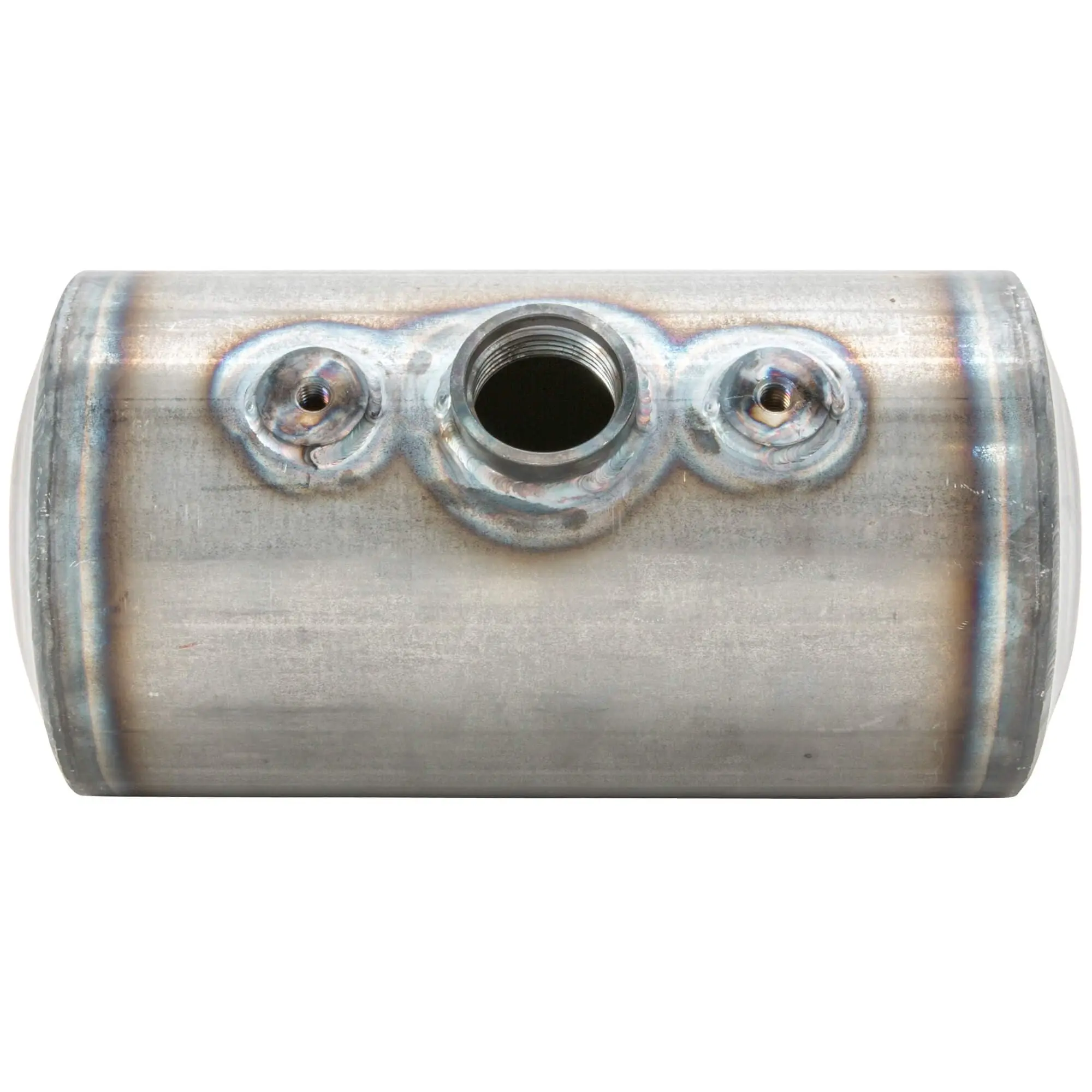 Lowbrow Customs Dimpled Steel Motorcycle Oil Tank For Triumph Choppers - Image 2