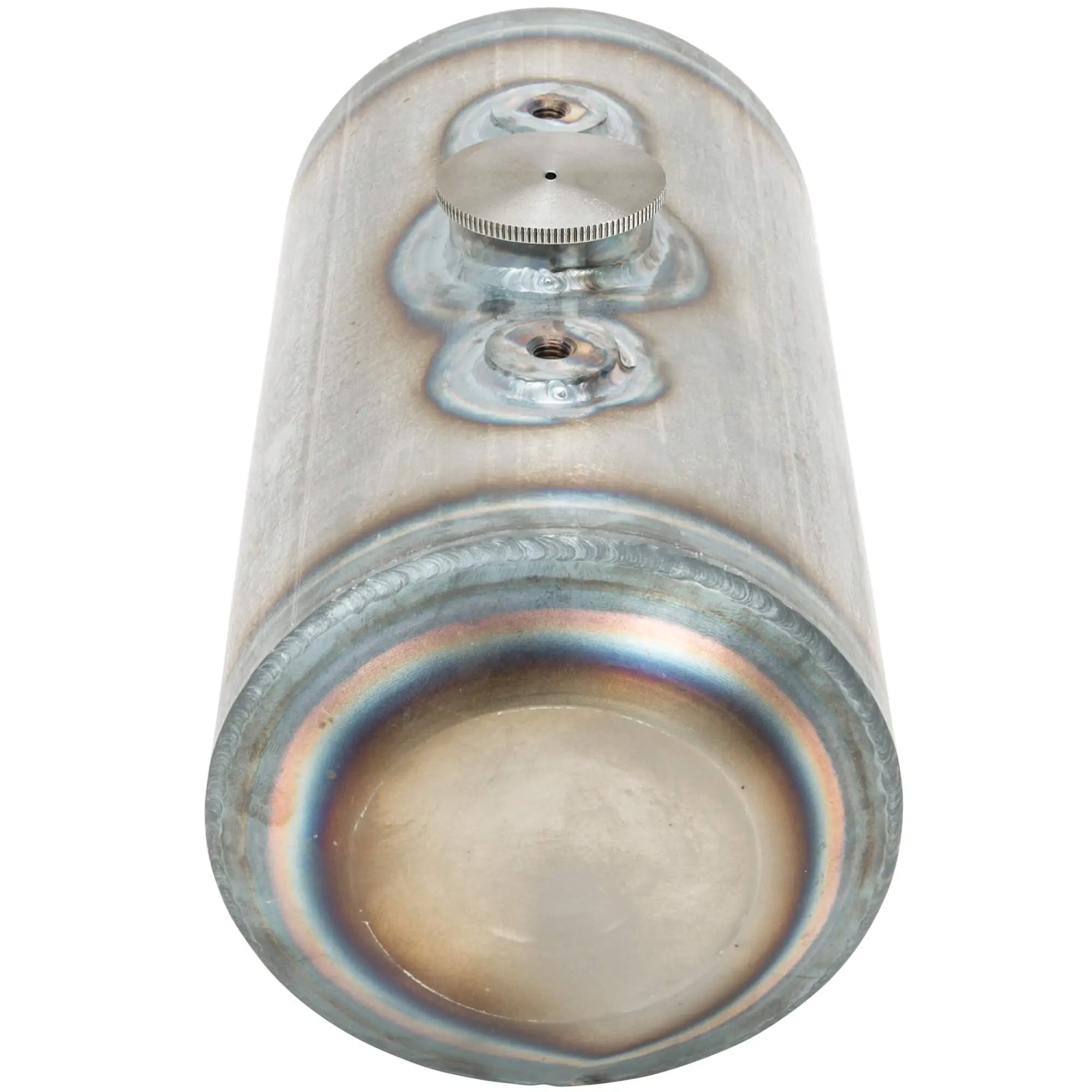 Lowbrow Customs Dimpled Steel Motorcycle Oil Tank For Triumph Choppers - Image 5