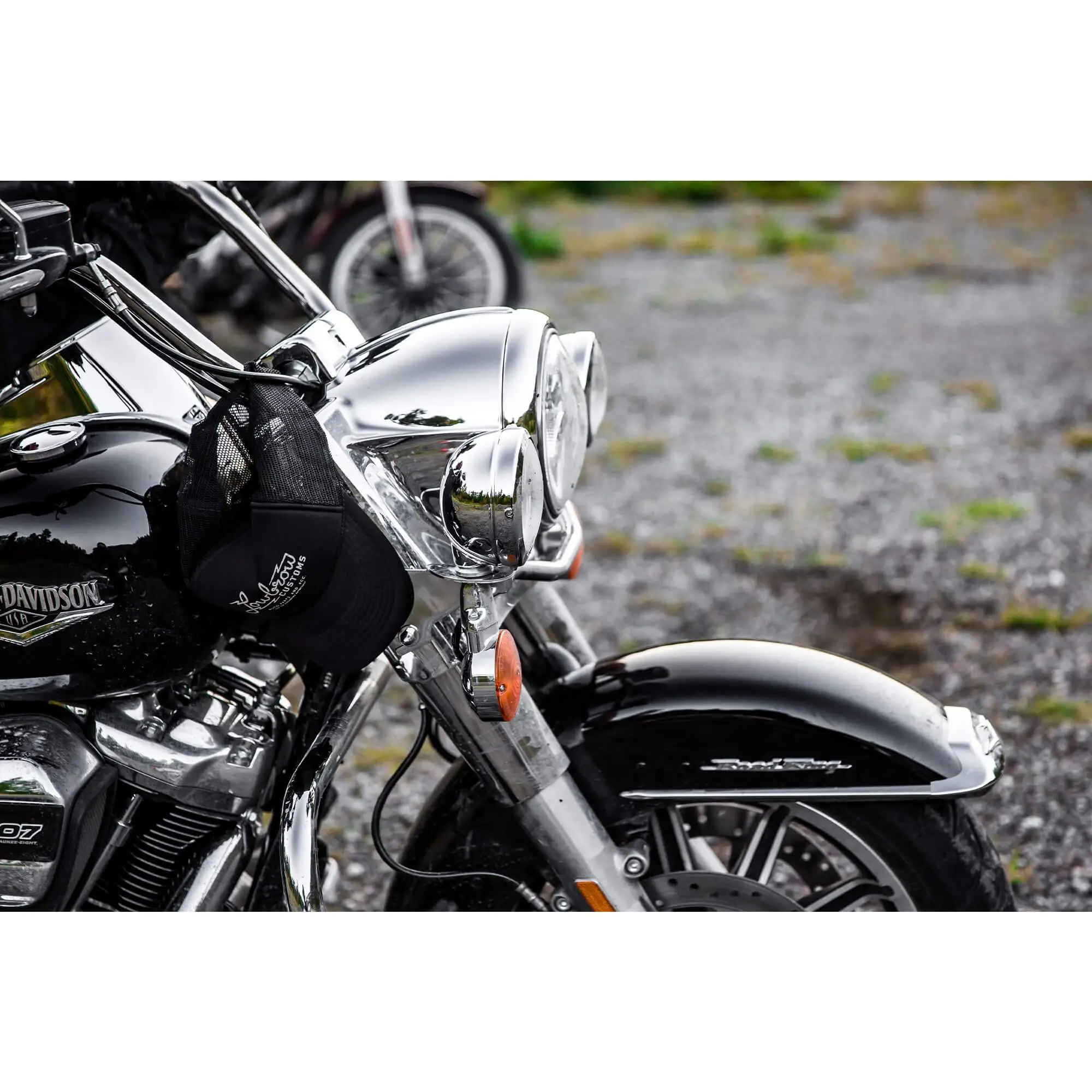 Lowbrow Customs Parts And Accessories Trucker Hat - Yellow Logo - Image 7