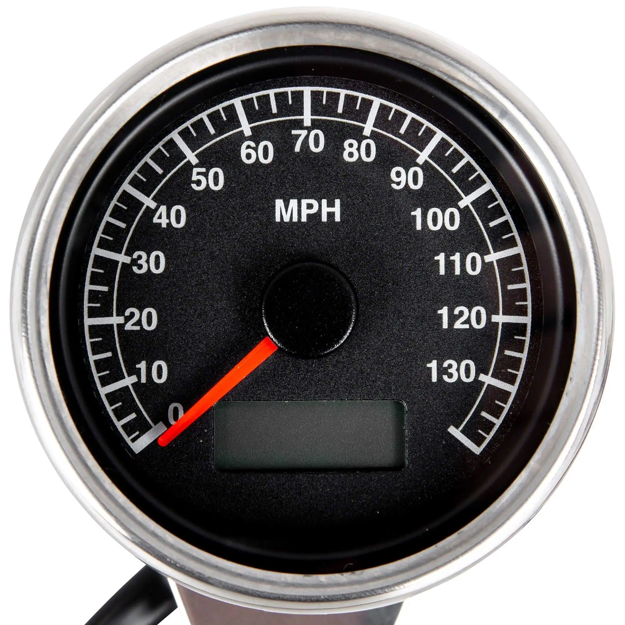 Cycle Standard Mini Electronic Speedometer - 2.4 Inch - Black Face - Image 3