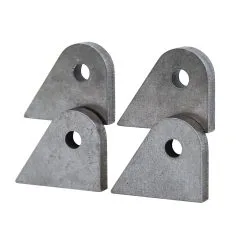 Lowbrow Customs Tab #9 - Mild Steel Mounting Tabs 1/4 Inch Thick - 4 Pack