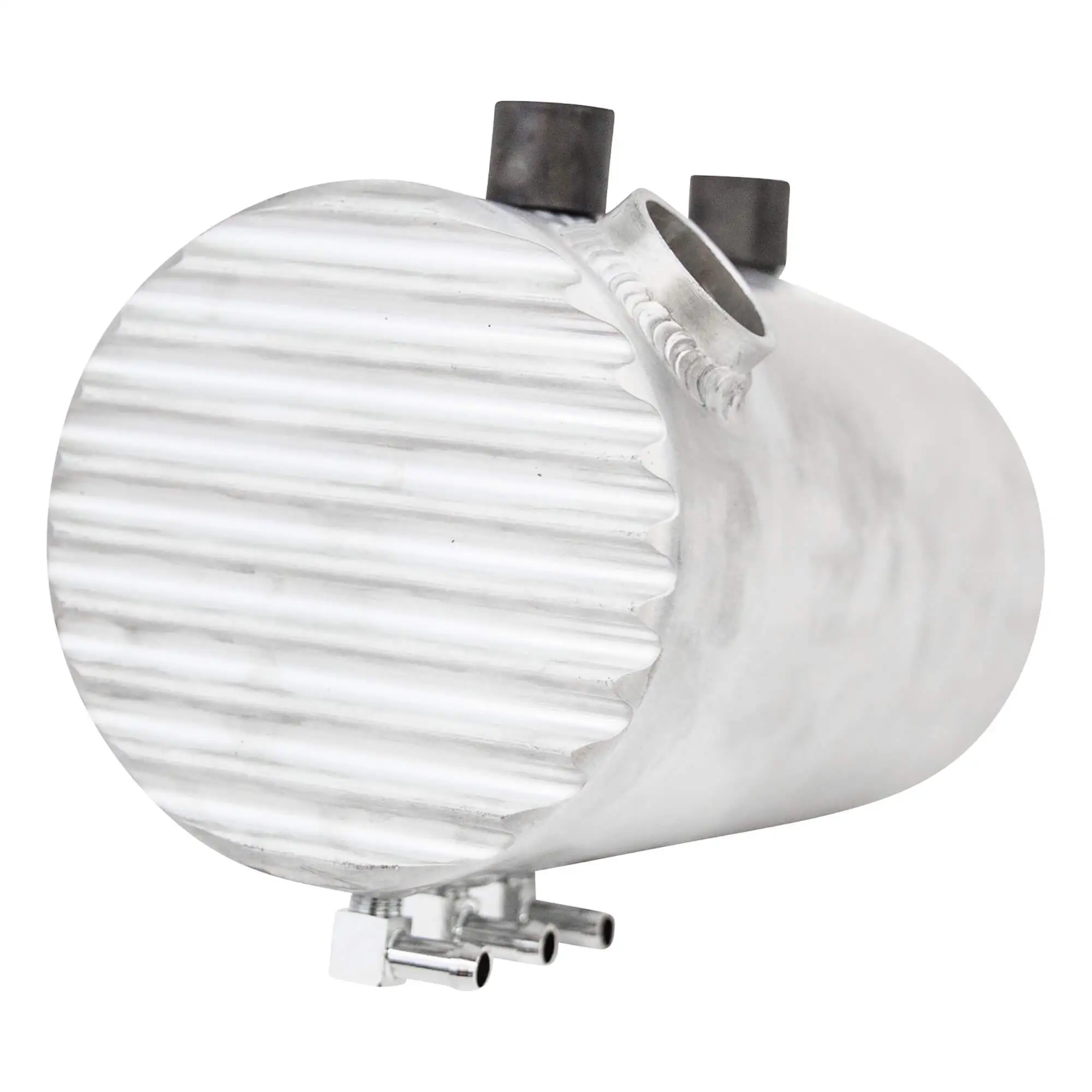 Choppahead Aluminum Oil Tank With Finned Ends - Raw Finish - For Harley-Davidson Choppers - Image 6