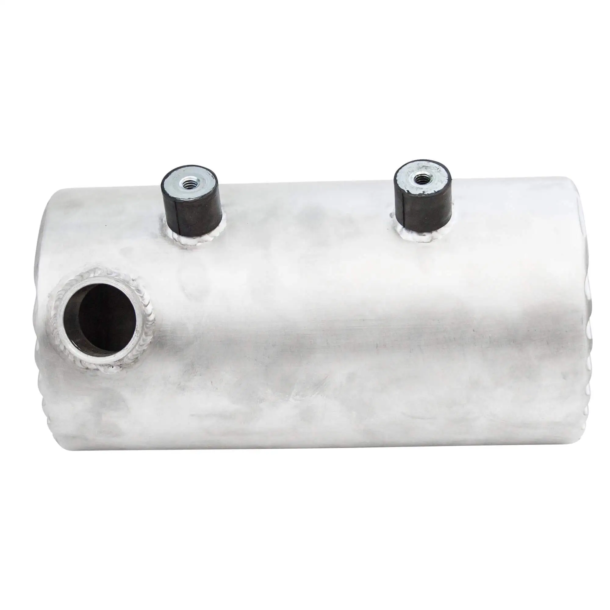 Choppahead Aluminum Oil Tank With Finned Ends - Raw Finish - For Harley-Davidson Choppers - Image 4