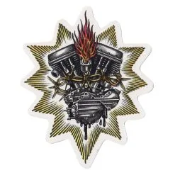 Lowbrow Customs Sacred Panhead Sticker