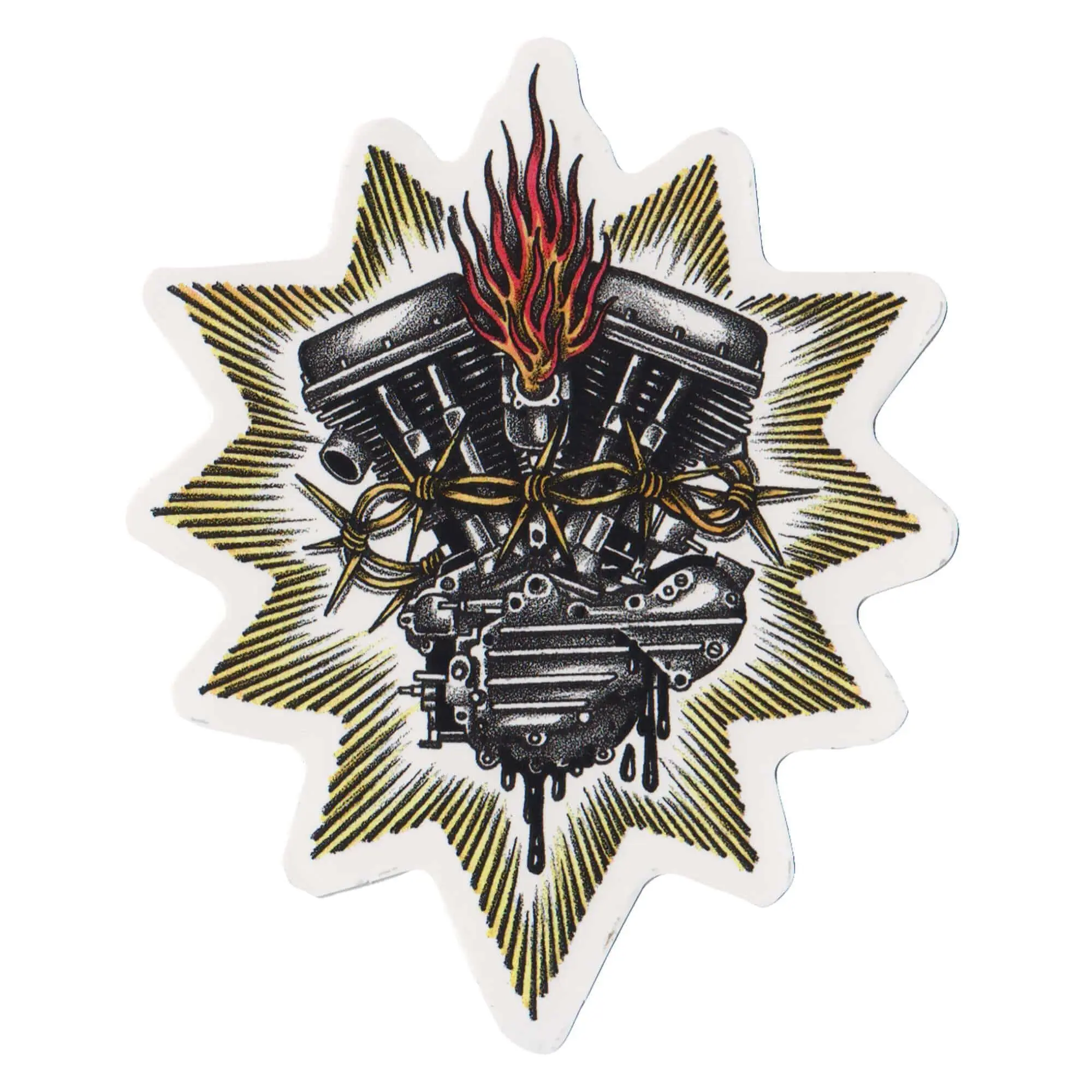 Lowbrow Customs Sacred Panhead Sticker