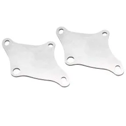 Gasbox Front Motor Mount Plates - Stainless Steel - 1957 - 1981 Ironhead Sportster