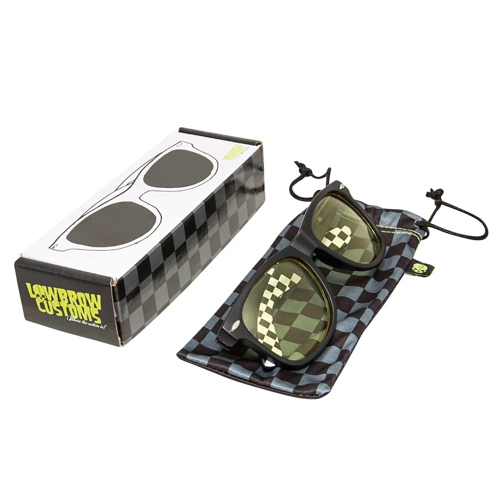 Lowbrow Customs Black Moon Riding Glasses - Image 2