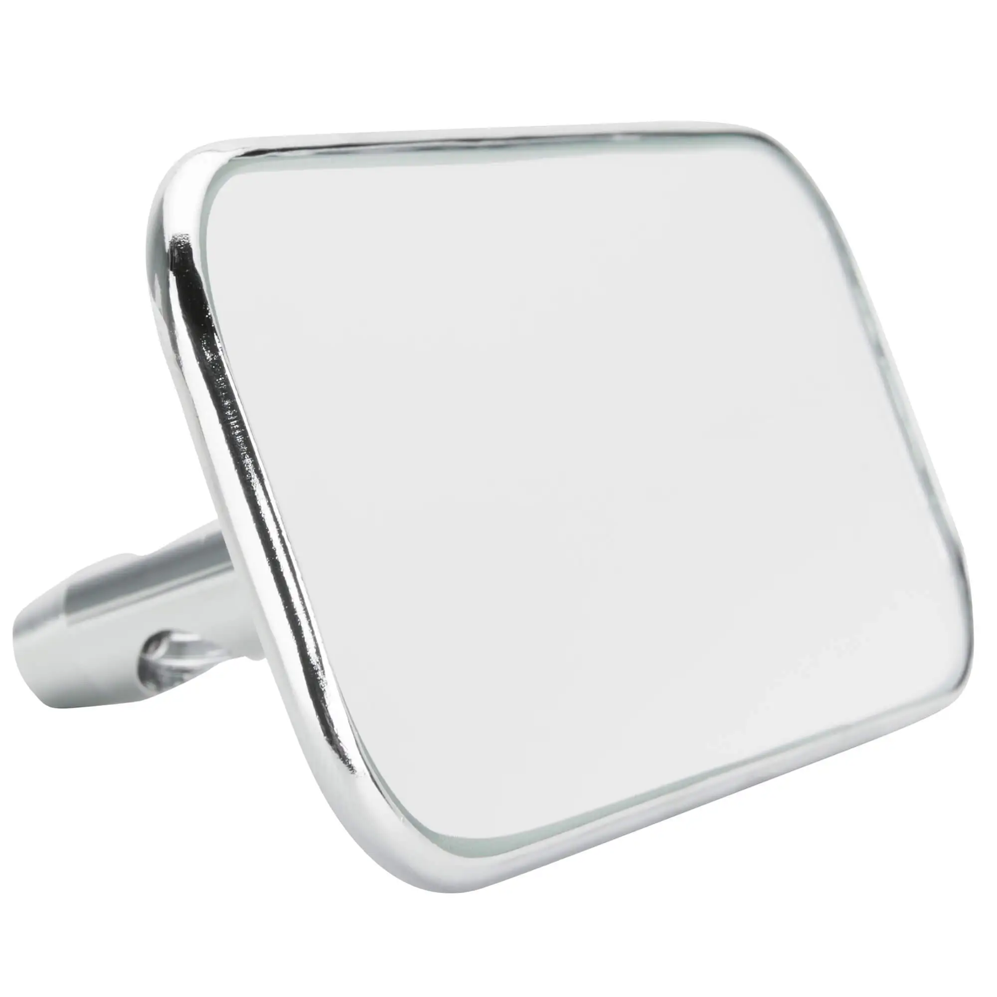 Cycle Standard Rectangular Motorcycle Mirror - Perch Mount - Chrome - Image 4