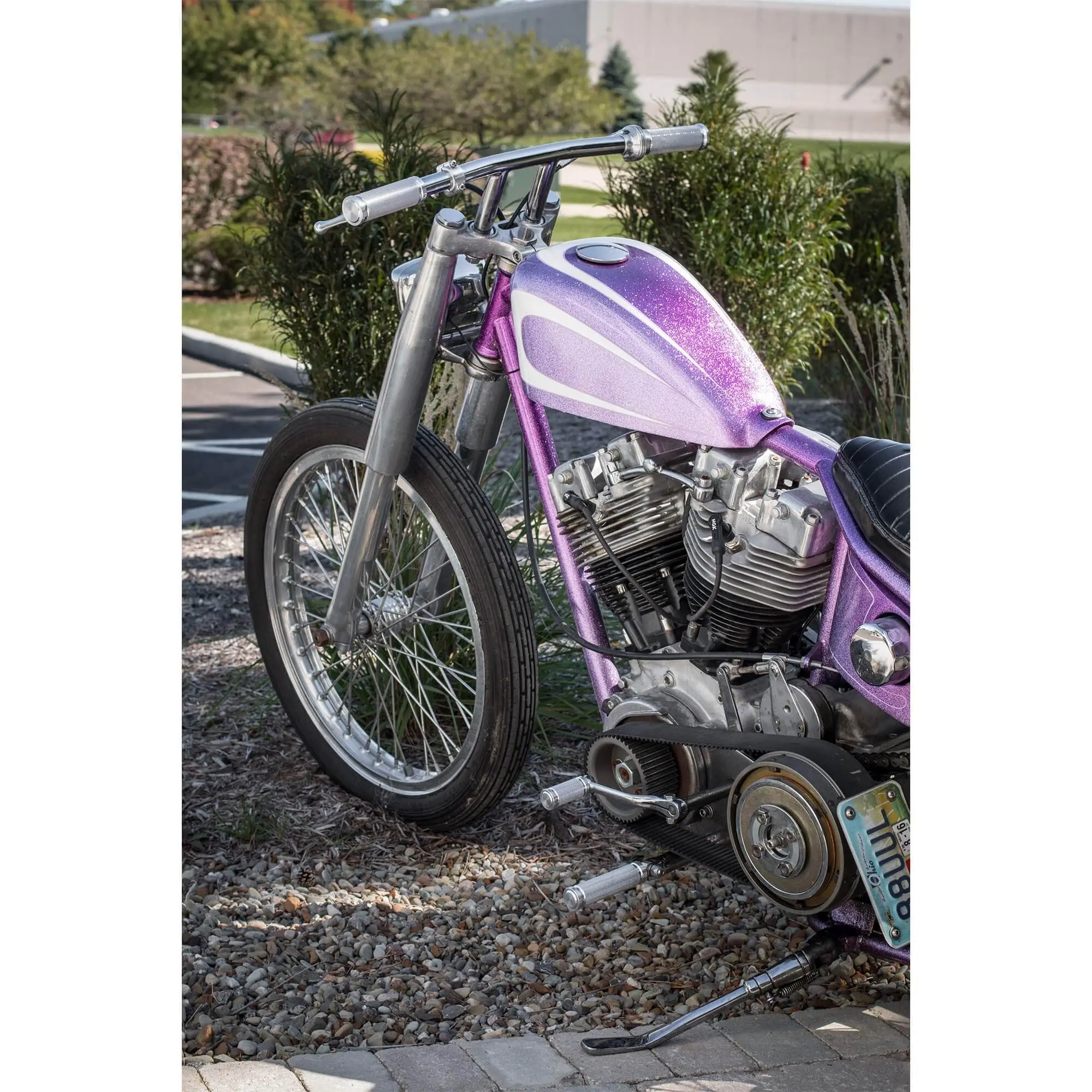 Lowbrow Customs Pursuit Shifter Peg For Harleys - Raw Aluminum - Image 7