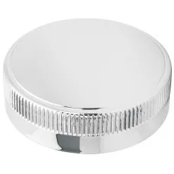 Cycle Standard Reproduction Long Skirted Eaton Style Bayonet / Cam Style Vented Gas Cap - Chrome