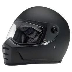Biltwell Lane Splitter DOT/ECE Approved Full Face Helmet - Flat Black