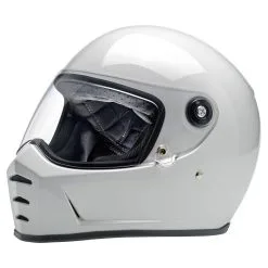 Biltwell Lane Splitter DOT/ECE Approved Full Face Helmet - Gloss White