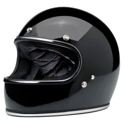 Biltwell Gringo DOT/ECE Approved Full Face Helmet - Gloss Black