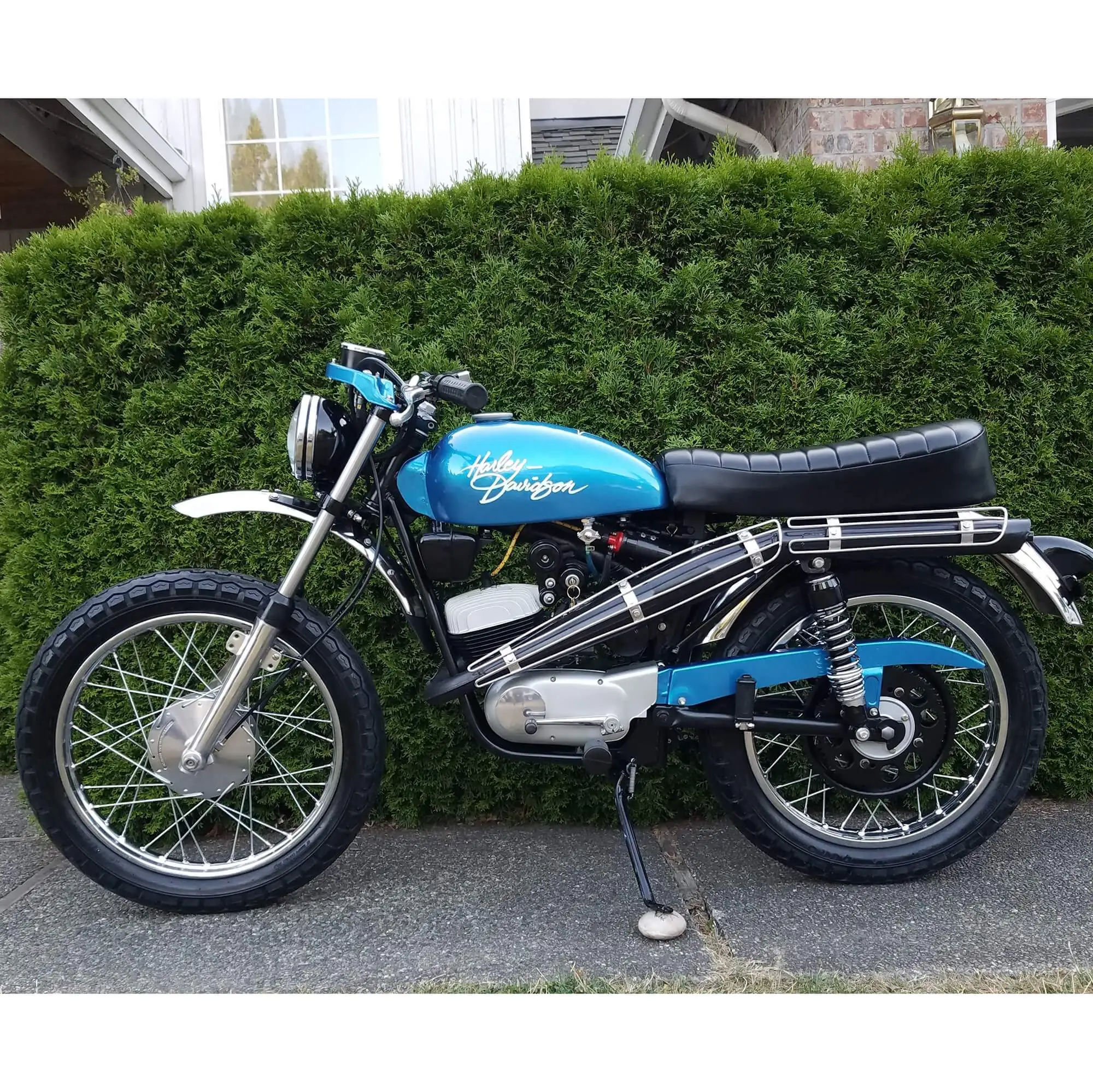 Cycle Standard Sparto Black Aluminum Tail Light - 12v - Image 6