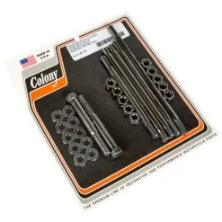 Colony #3011-34 Parkerized Stock Fastener Motor Case Kit Harley Flathead 1940-1948