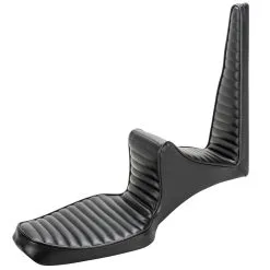 Sully's Customs Traditional King And Queen Seat - Black H-Pleat - 1982-2003 Sportsters