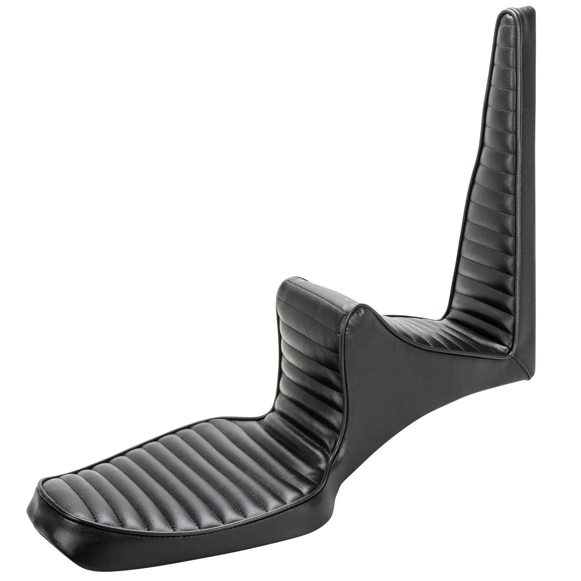 Sully's Customs Traditional King And Queen Seat - Black H-Pleat - 1982-2003 Sportsters