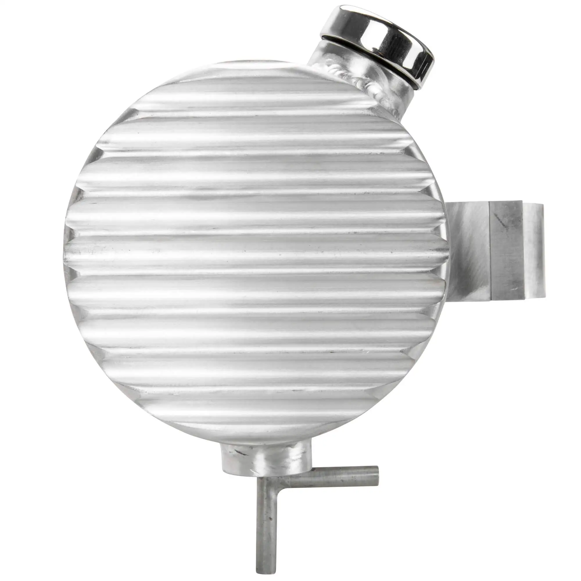 Choppahead Clamp On Aluminum Oil Tank - 1954 - 1970 Triumph 650 - Finned Ends - Image 4