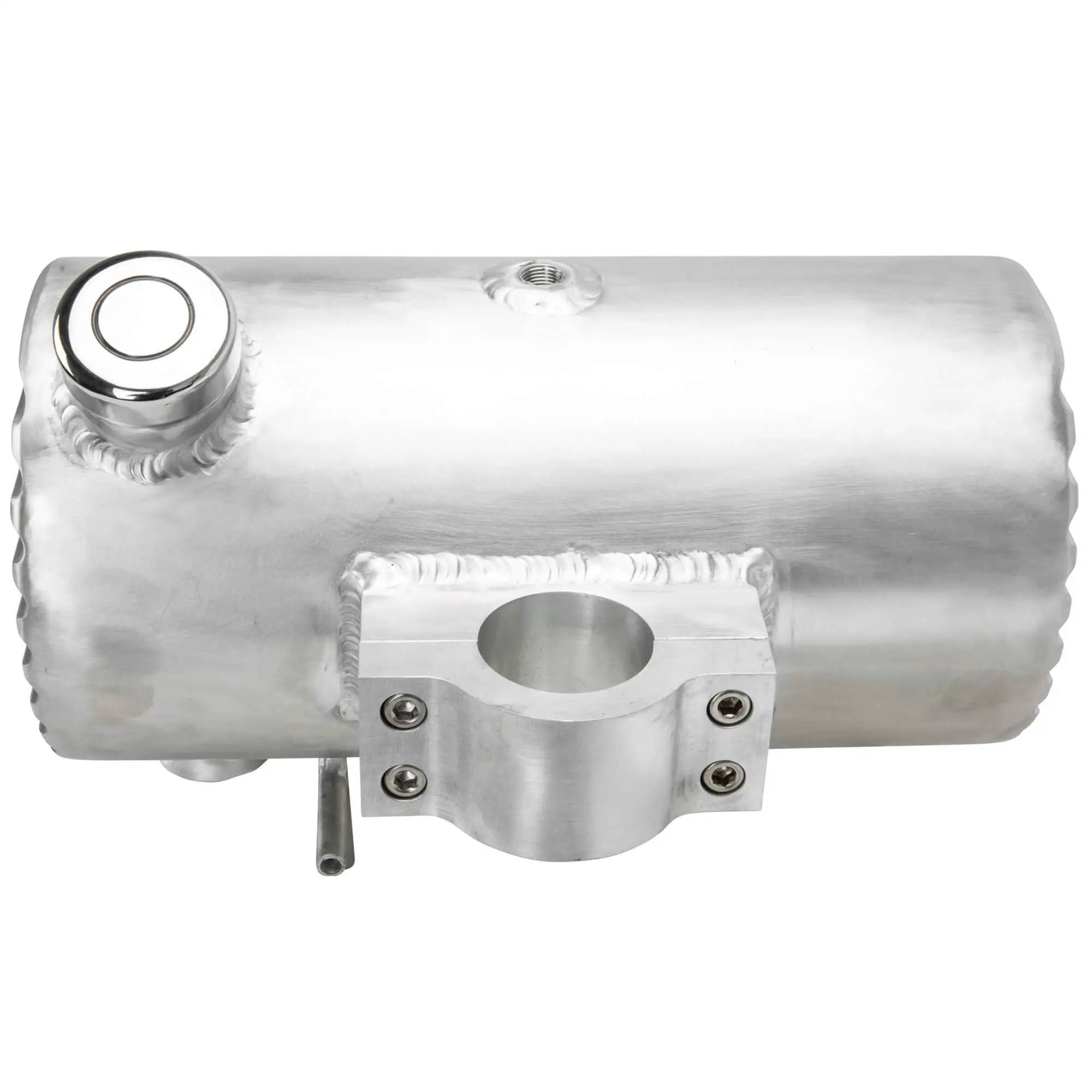 Choppahead Clamp On Aluminum Oil Tank - 1954 - 1970 Triumph 650 - Finned Ends - Image 5