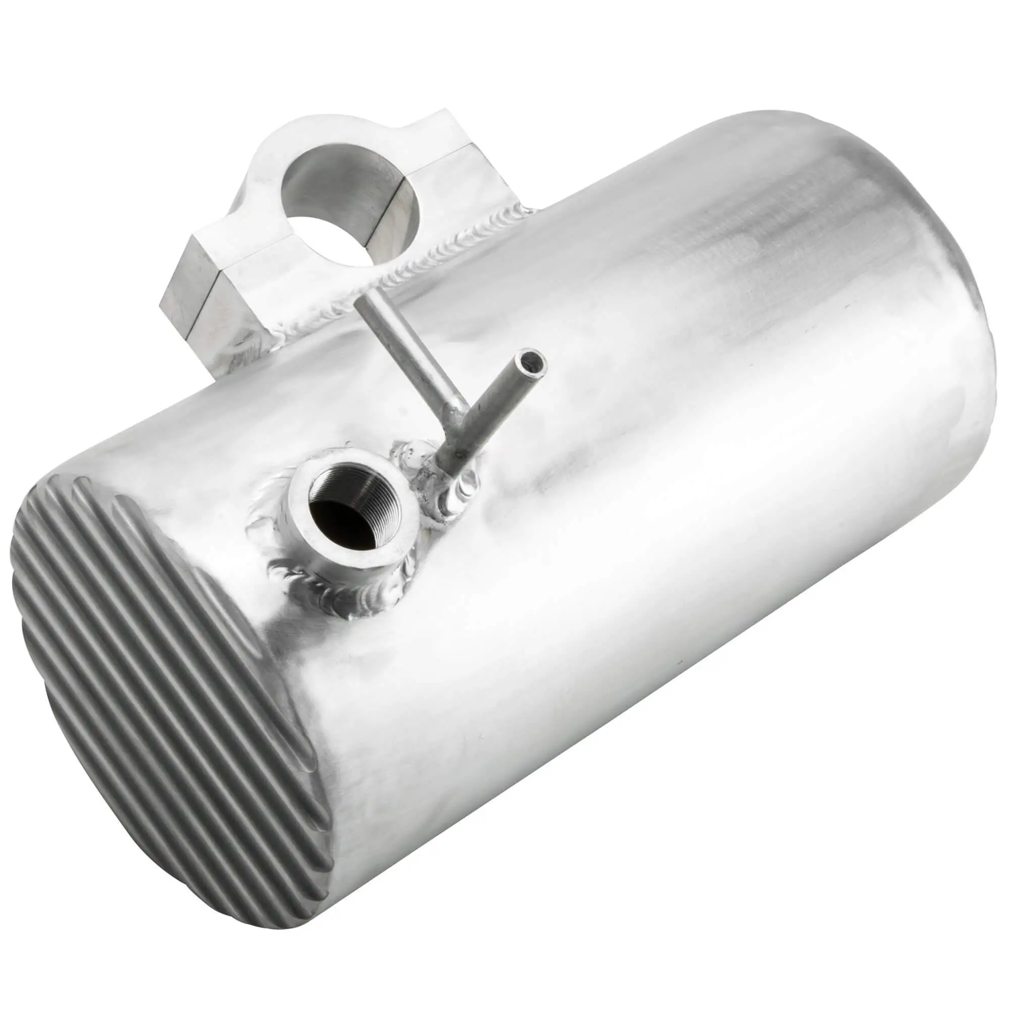 Choppahead Clamp On Aluminum Oil Tank - 1954 - 1970 Triumph 650 - Finned Ends - Image 7