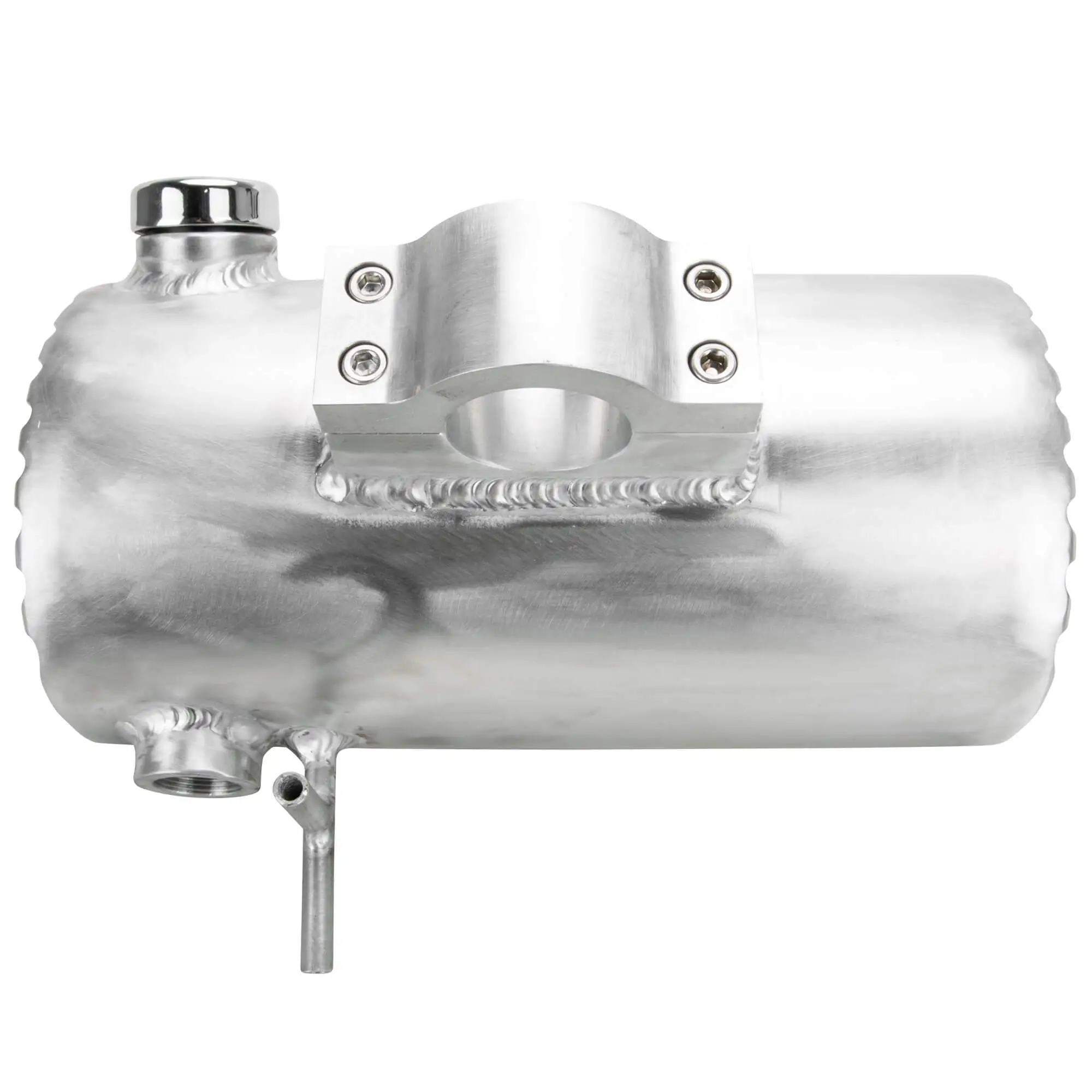 Choppahead Clamp On Aluminum Oil Tank - 1954 - 1970 Triumph 650 - Finned Ends - Image 8