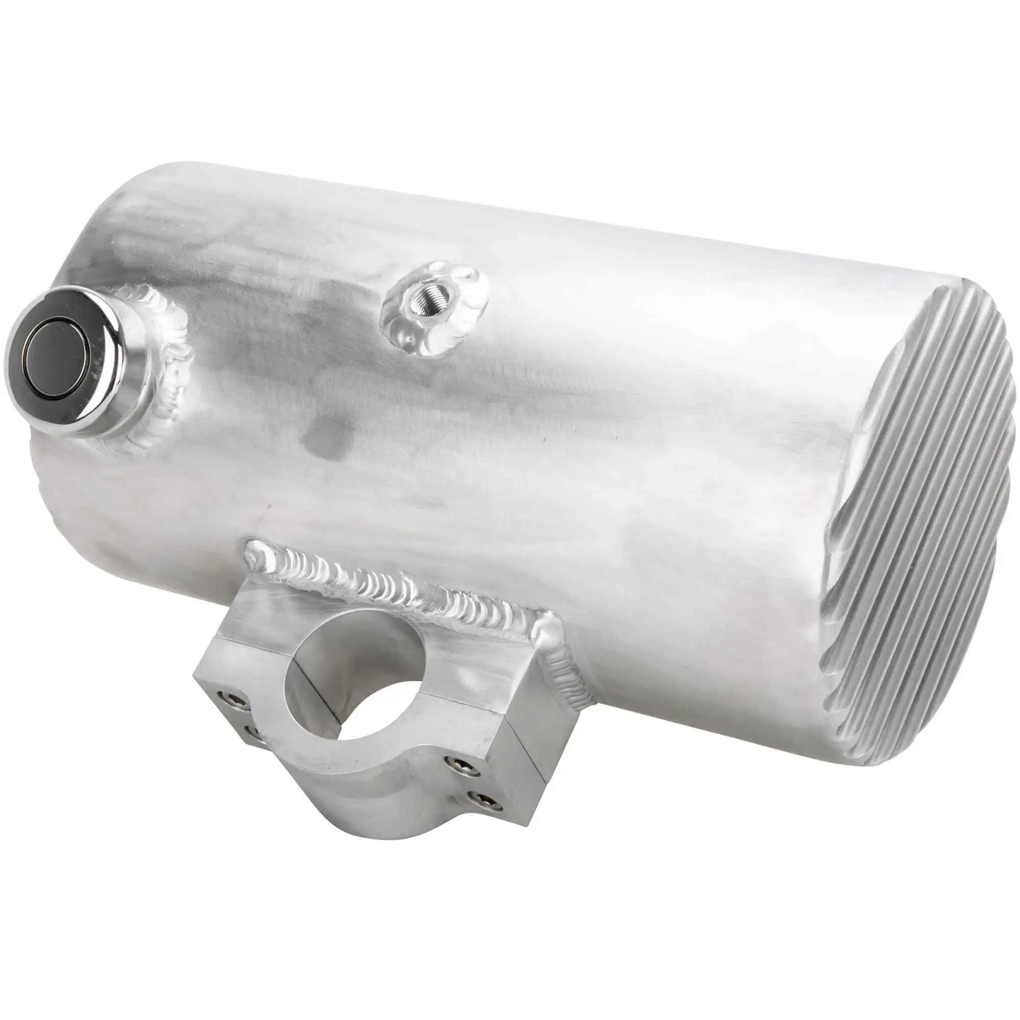 Choppahead Clamp On Aluminum Oil Tank - 1954 - 1970 Triumph 650 - Finned Ends - Image 9