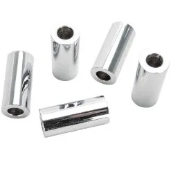 Colony #SPC-053 5/16 ID X 1-3/8 Length Chrome Steel Universal Spacer 5 Pack