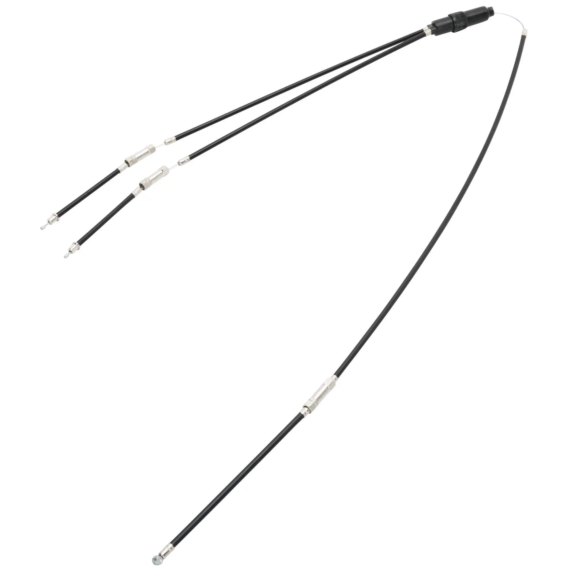 British Standard Throttle Cable With Splitter Assembly Triumph T120 T140 1970-78 OEM # 60-7002 - Image 3