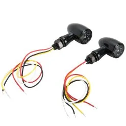 Cycle Standard Paradox Red/Amber LED Tail Light / Turn Signals - Smoke Lens - Black