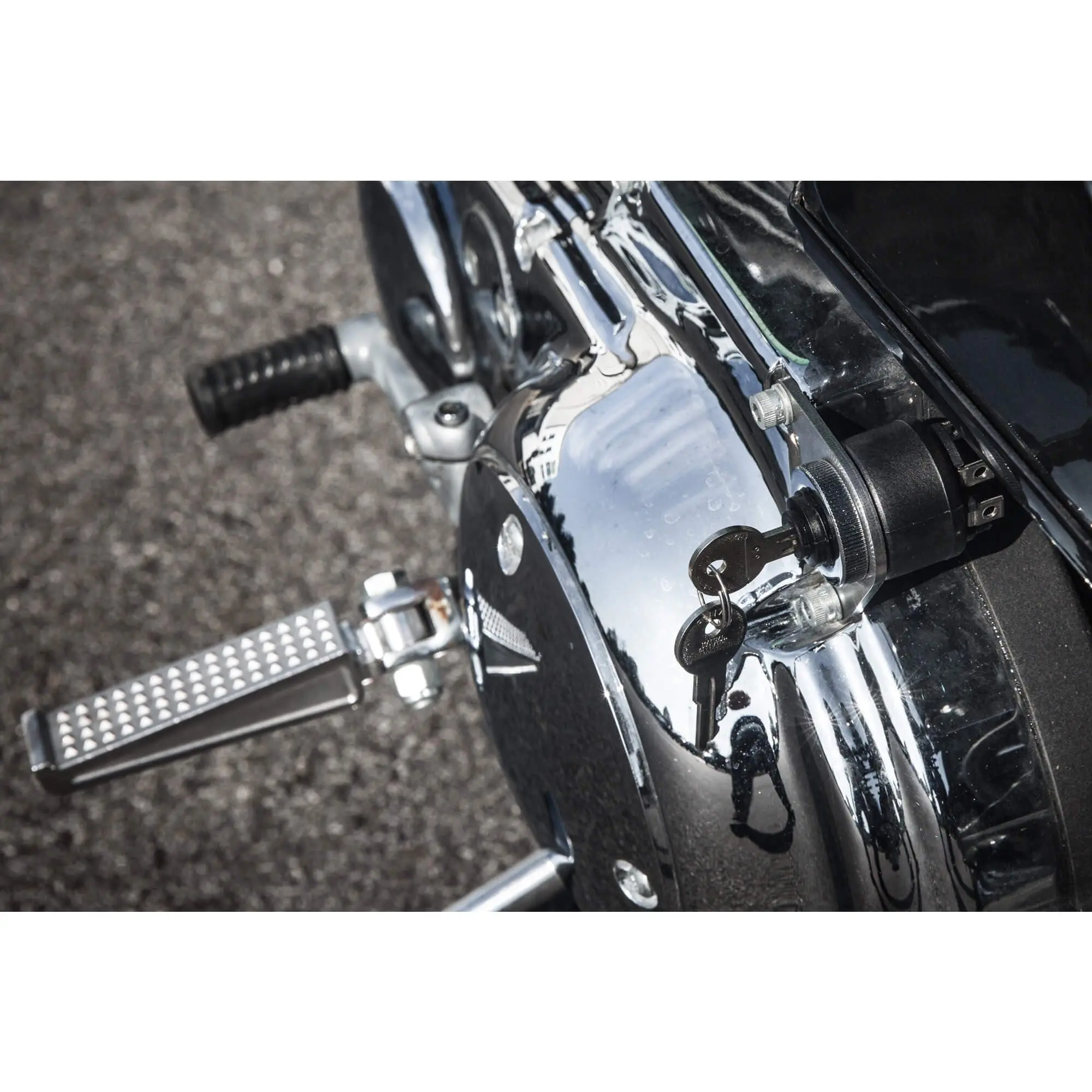 Lowbrow Customs Bolt On 13/16 Inch Ignition Key Switch Bracket For Harley-Davidson Sportster Primary 1991-2003 - Image 9