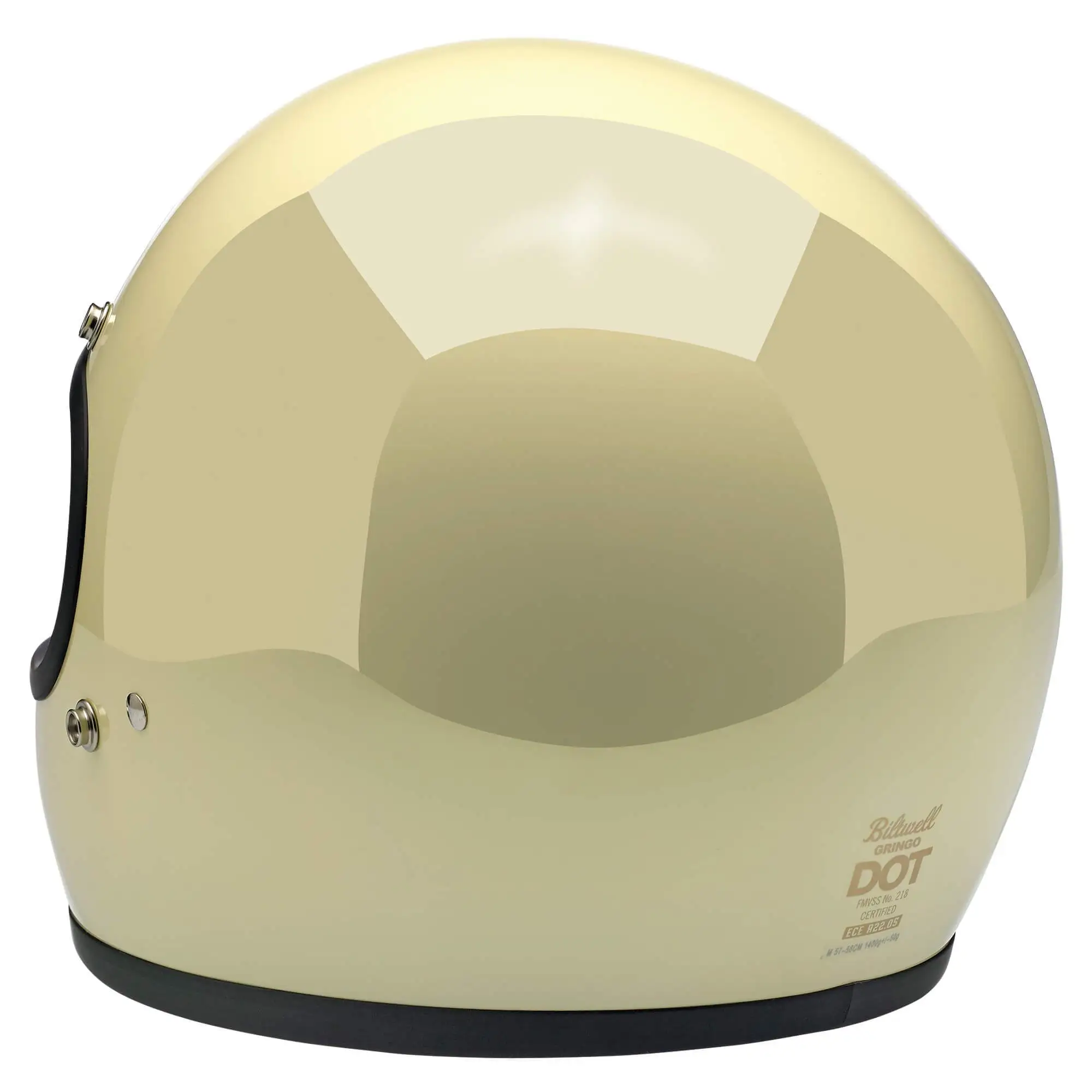 Biltwell Gringo DOT/ECE Approved Full Face Helmet - Gloss Vintage White - Image 5