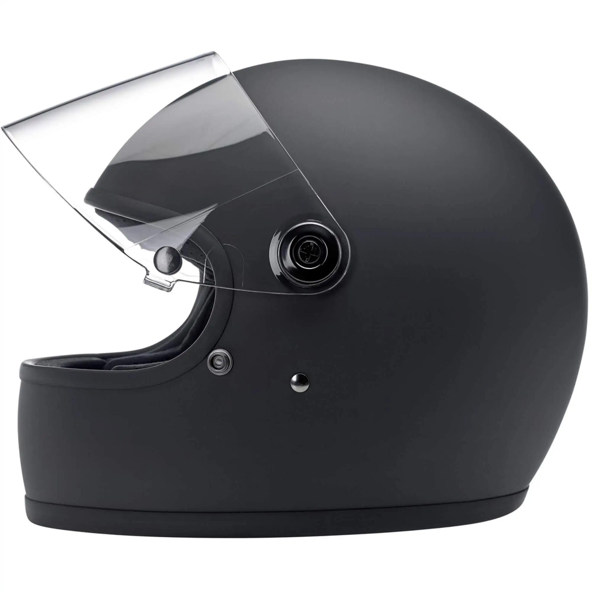 Biltwell Gringo S DOT/ECE Approved Full Face Helmet - Flat Black - Image 5