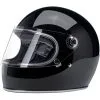 Biltwell Gringo S DOT/ECE Approved Full Face Helmet - Gloss Black
