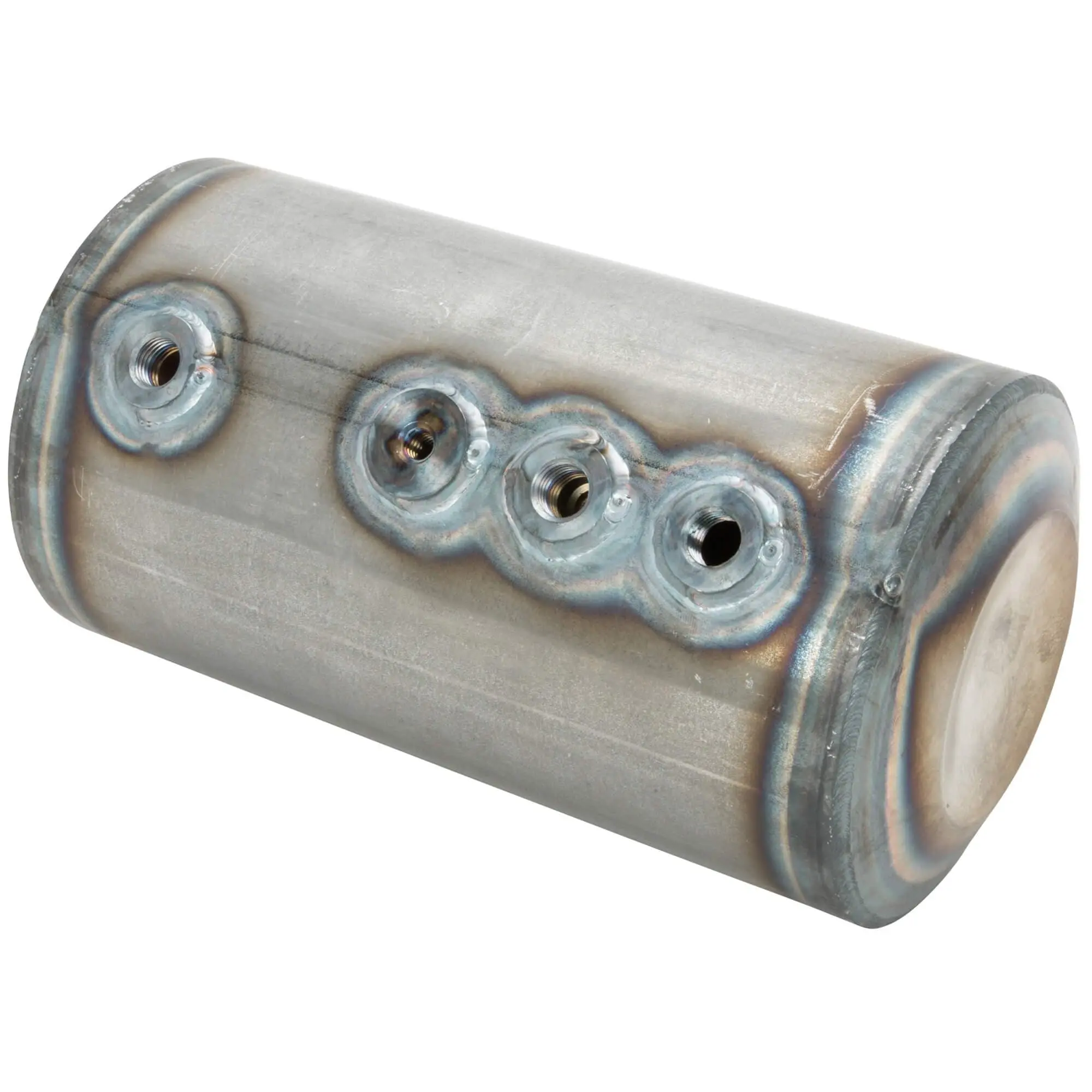 Lowbrow Customs Dimpled Steel Motorcycle Oil Tank For H-D Sportster Big Twin And Universal Choppers - Image 3