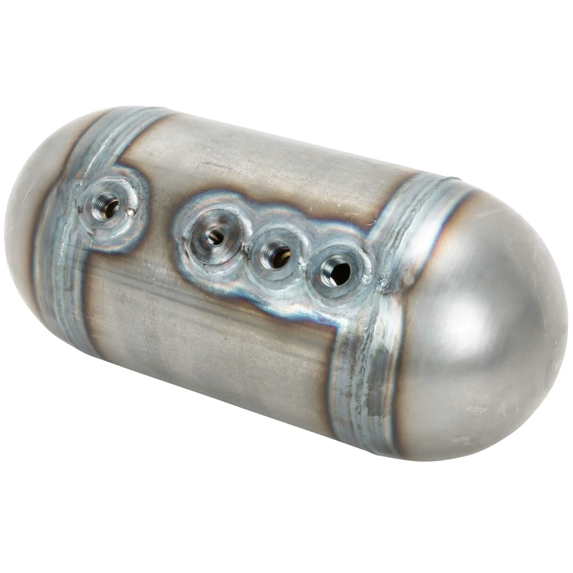 Lowbrow Customs Domed Steel Motorcycle Oil Tank For H-D Sportster Big Twin And Universal Choppers - Image 3