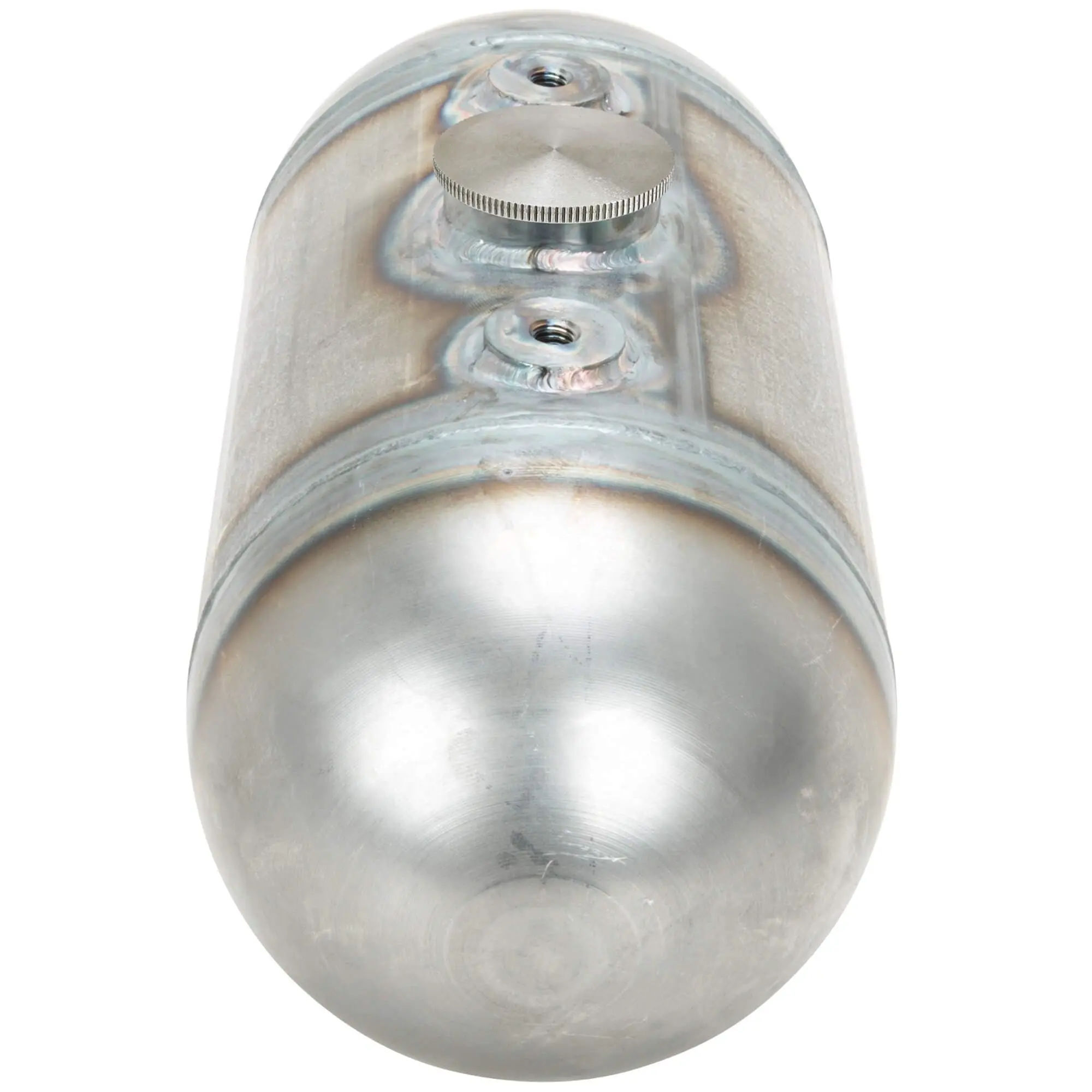 Lowbrow Customs Domed Steel Motorcycle Oil Tank For H-D Sportster Big Twin And Universal Choppers - Image 7