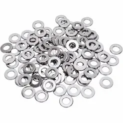 Colony #3/8-F-100 Chrome Plated Flat Washers 3/8 Inch - Bag Of 100