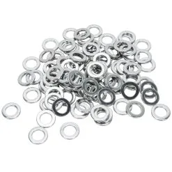 Colony #7/16-F-100 Chrome Plated Flat Washers 7/16 Inch - Bag Of 100
