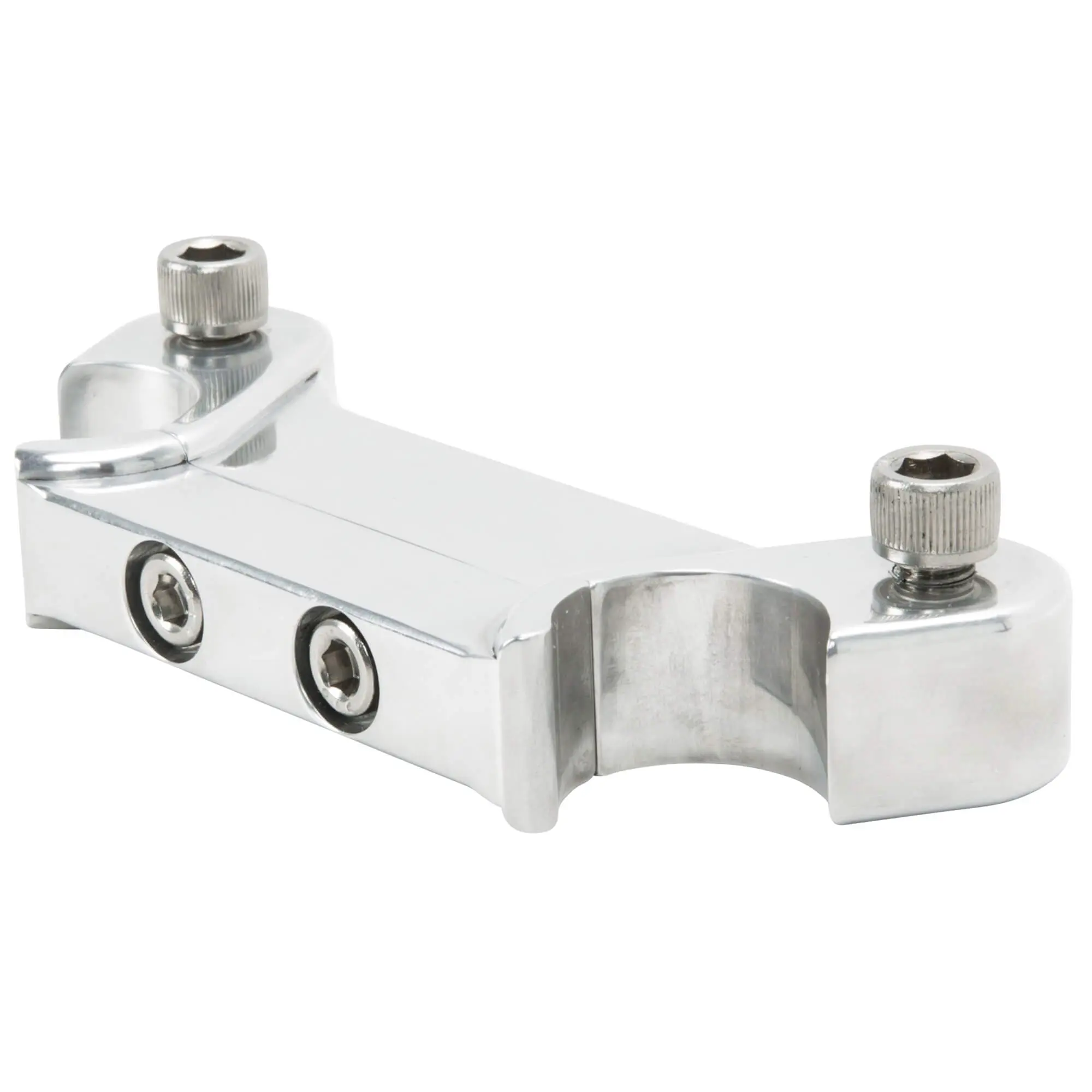 Lowbrow Customs Speedometer Gauge Riser Mount For 1 Inch T-Bar Handlebars - Polished - Image 5