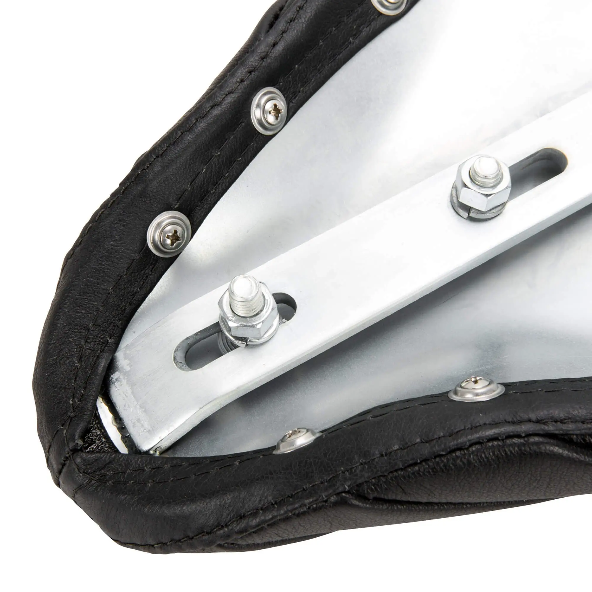 Haifley Bros. Bates Style 1 Inch Tuck-n-Roll Solo Seat - Black - Image 7