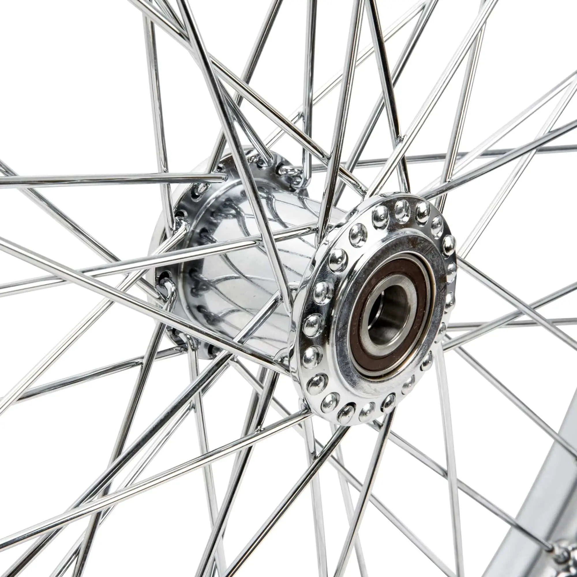 V-Twin Manufacturing Complete 21 Inch Spool Hub Chopper Wheel - 3/4 Inch Bearings - Image 4