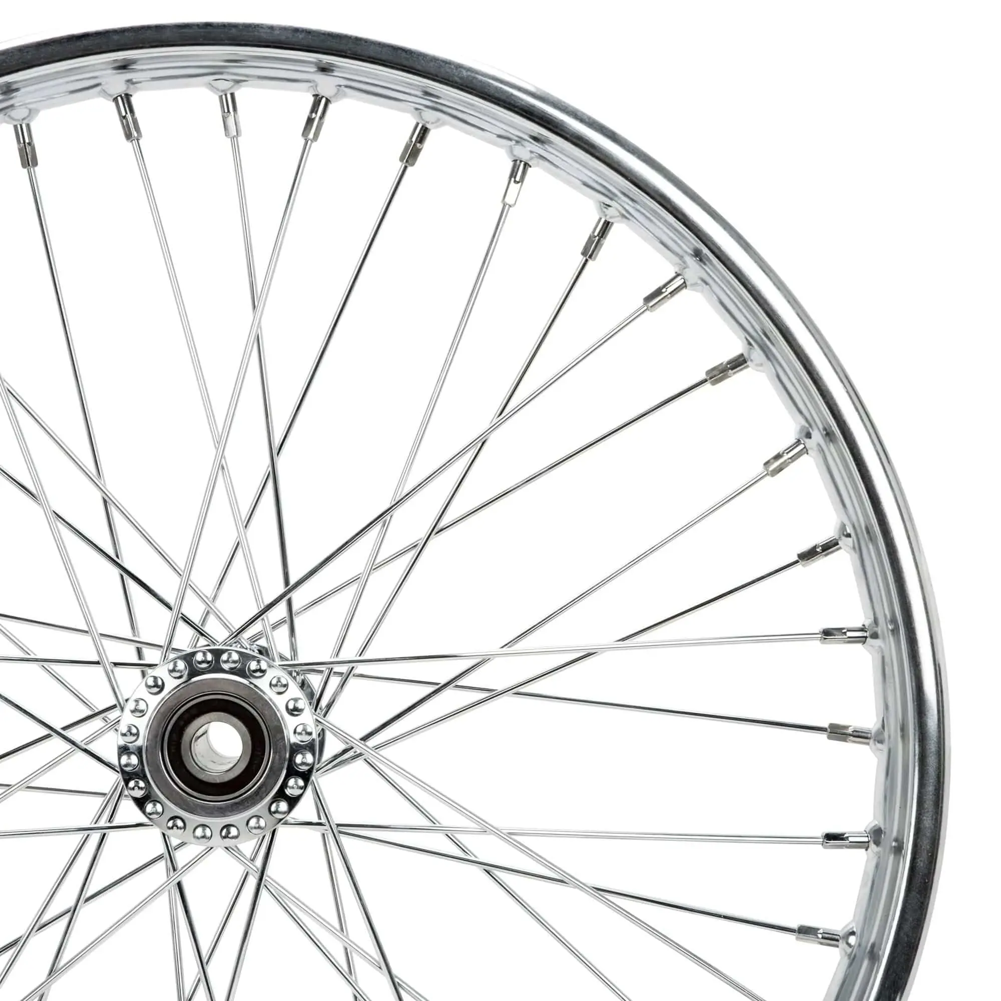 V-Twin Manufacturing Complete 21 Inch Spool Hub Chopper Wheel - 3/4 Inch Bearings - Image 5