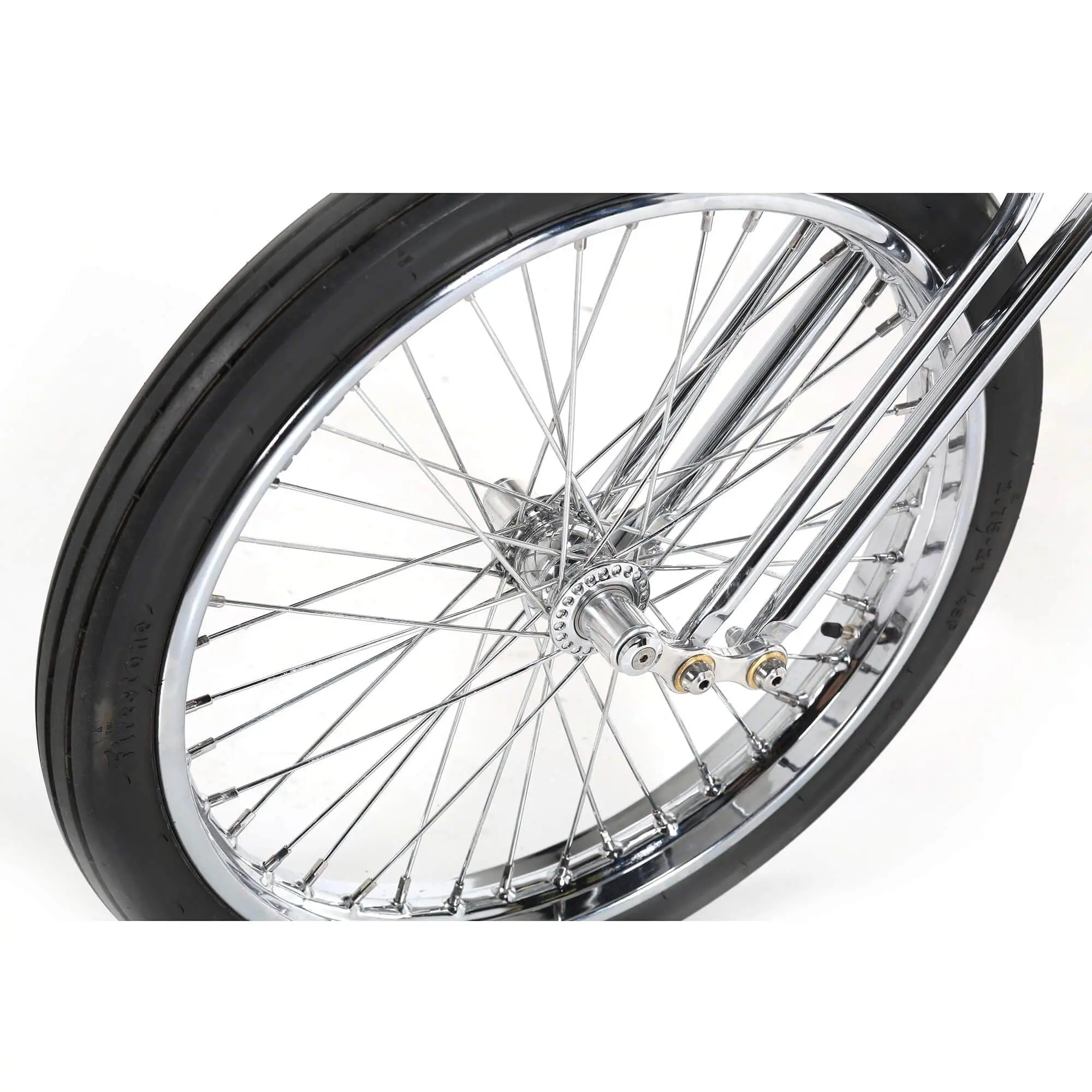 V-Twin Manufacturing Complete 21 Inch Spool Hub Chopper Wheel - 3/4 Inch Bearings - Image 9